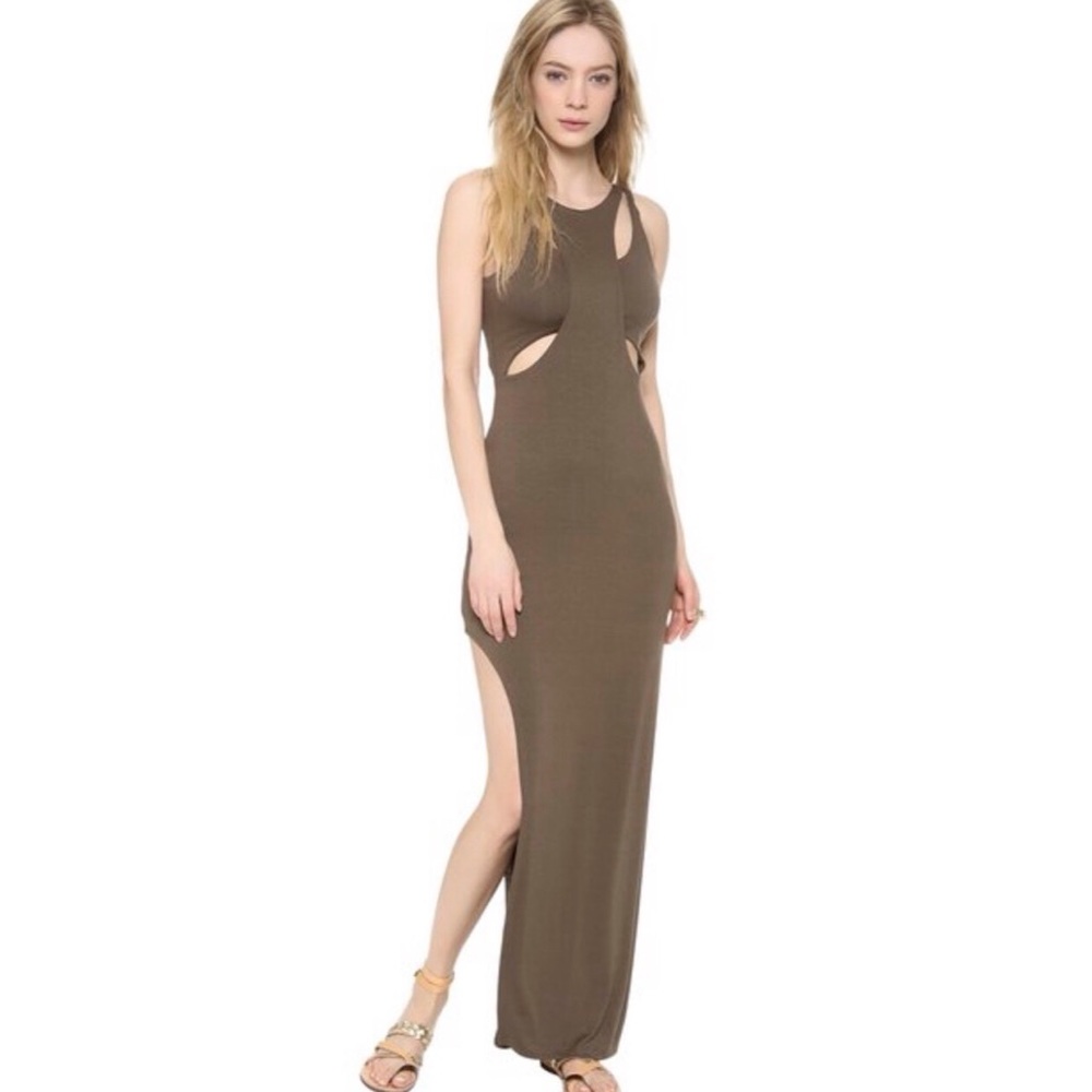 Bless’ed are the meek Holey Smoke Maxi Dress